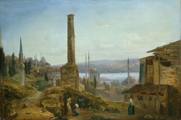 Hafen in Konstantinopel von Carl Eduard Ferdinand Blechen