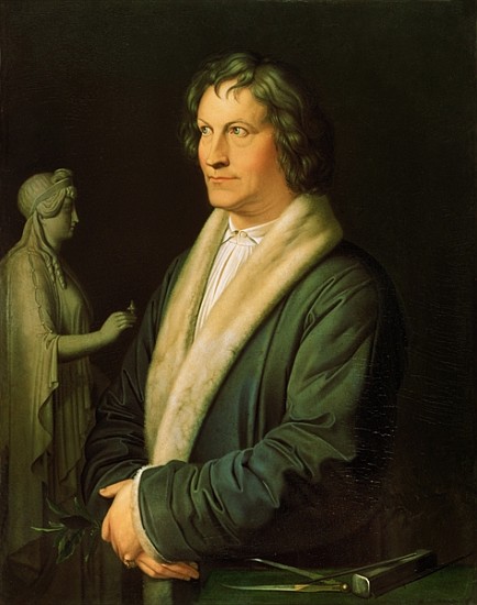 Portrait of the sculptor Bertel Thorvaldsen von Karl Joseph Begas