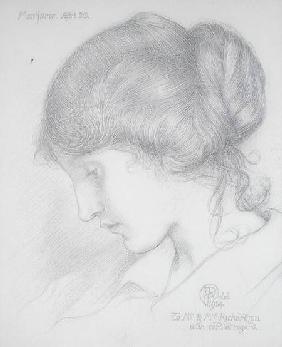 Head of a Girl 1914 cil o