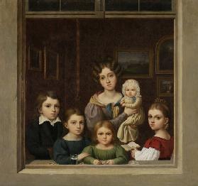 Die Kinder des Malers Carl Gustav Carus Um 1828