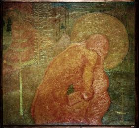 Studie zum Fresco. Gebet 1907