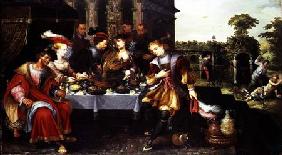 Lazarus at the Rich Man's Table 1618