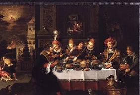 Lazarus and the Rich Man's Table (from Luke XVI)