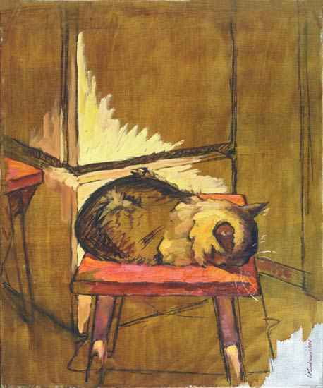 Drowsy Cat von Ivan Kolisnyk