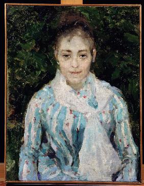 Porträt der Malerin Maria Jakuntschikowa-Weber (1870-1902) 1888