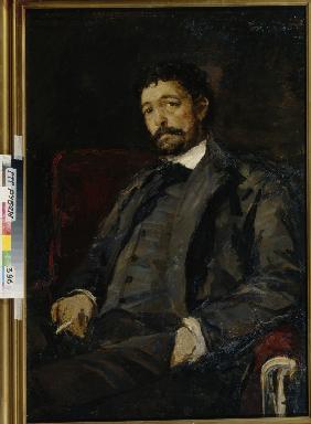 Porträt von Opernsänger Angelo Masini (1844-1926)