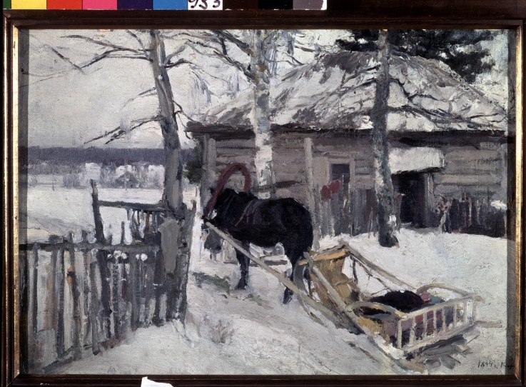 Winter von Konstantin Alexejewitsch Korowin