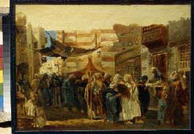 Eine Bestattungszeremonie in Kairo 1875