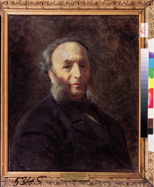 Porträt des Malers Iwan Aiwasowski (1817-1900) von Konstantin Jegorowitsch Makowski