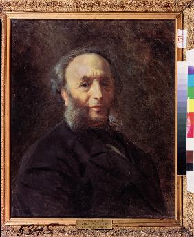 Porträt des Malers Iwan Aiwasowski (1817-1900) 1887