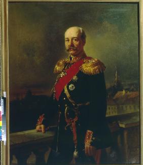 Porträt von General Konstantin Petrowitsch von Kaufmann (1818-1882) 1866