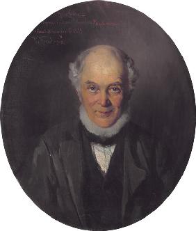Porträt von Maler Jegor Iwanowitsch Makowski (1802-1886) 1859