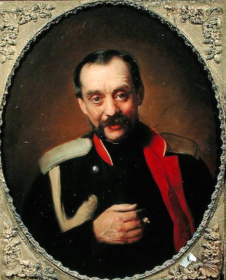 Portrait of the composer Cesar A. Kyui (1835-1918) von Konstantin Jegorowitsch Makowski