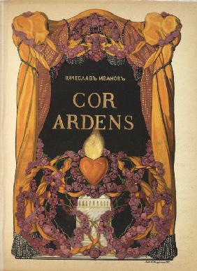 Frontispiz zum Buch "Cor Ardens" von Wjatscheslaw Iwanow 1908