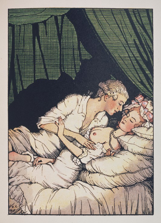 Illustration zum "Lesebuch der Marquise" von Franz Blei von Konstantin Somow