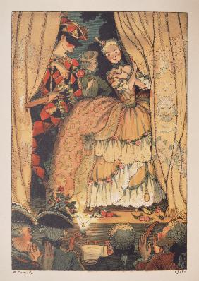 Illustration zum "Lesebuch der Marquise" von Franz Blei 1918