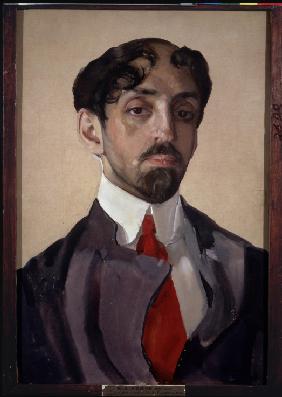 Porträt des Dichters Michail Kusmin (1875-1936) 1909