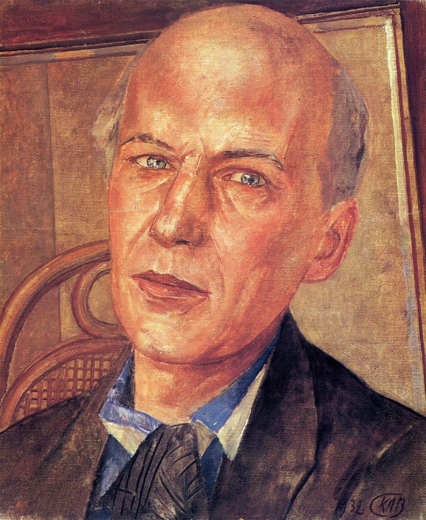 Porträt des Dichters Andrei Bely (1880-1934) von Kusma Sergejewitsch Petrow-Wodkin
