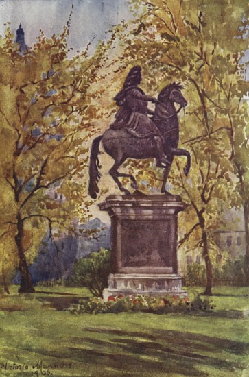 Statue of William III in St Jamess Square von Lady Victoria Marjorie Harriet Manners