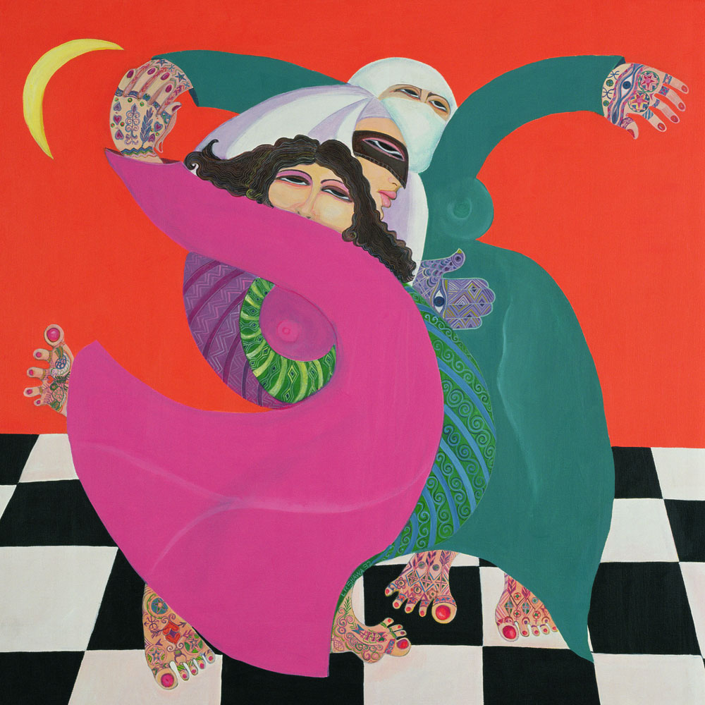 The Zar I, 1992 (acrylic on canvas)  von Laila  Shawa