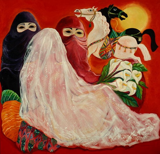 Desert Bride, 1989-90 von Laila  Shawa