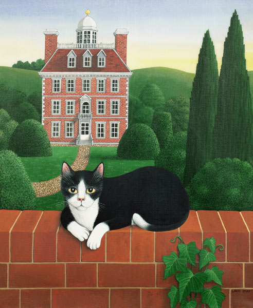 The Cat on the Wall von Larry  Smart