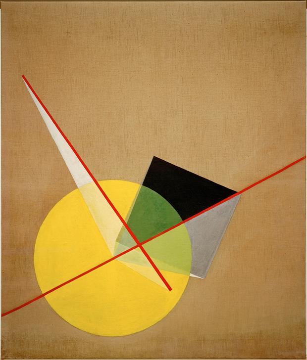 Gelber Kreis von László Moholy-Nagy