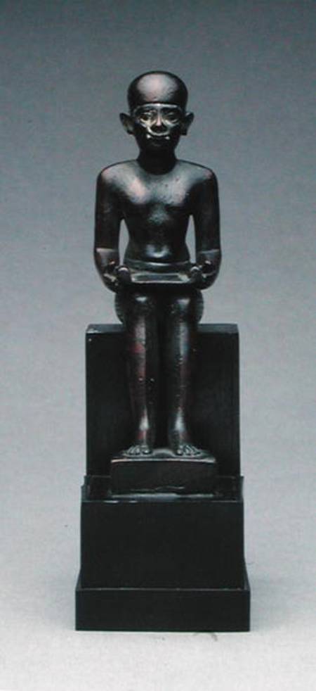 Figure of Imhotep (c.2635-2595 BC) Late Period von Late Period Egyptian