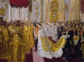Die Trauung des Zaren Nikolaus II. mit der Prinzessin Alix von Hessen-Darmstadt am 26. November 1894 1895