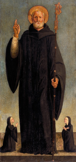 L.Bastiani, Benedikt von Nursia von Lazzaro Bastiani
