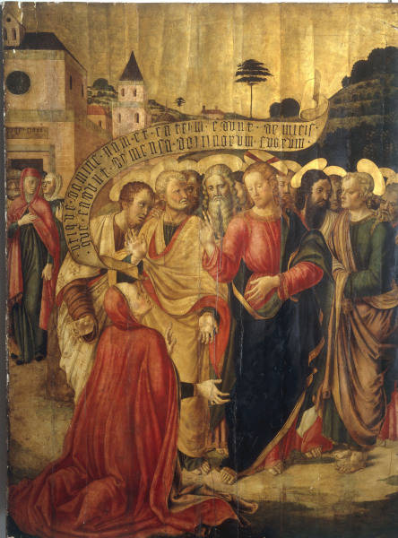 L.Bastiani, Christus und Samariterin von Lazzaro Bastiani