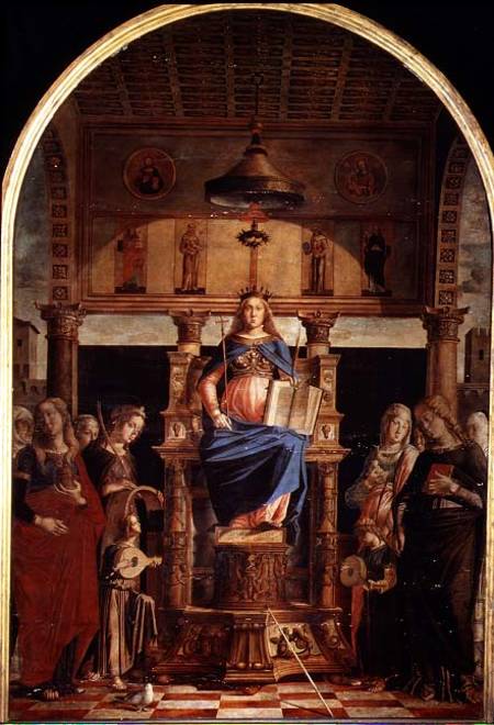 Santa Veneranda Altarpiece (panel) von Lazzaro Bastiani