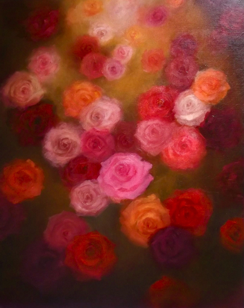 Memories Flowers, roses von Lee Campbell