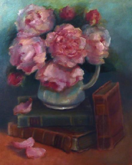 Peonies and Books 2020