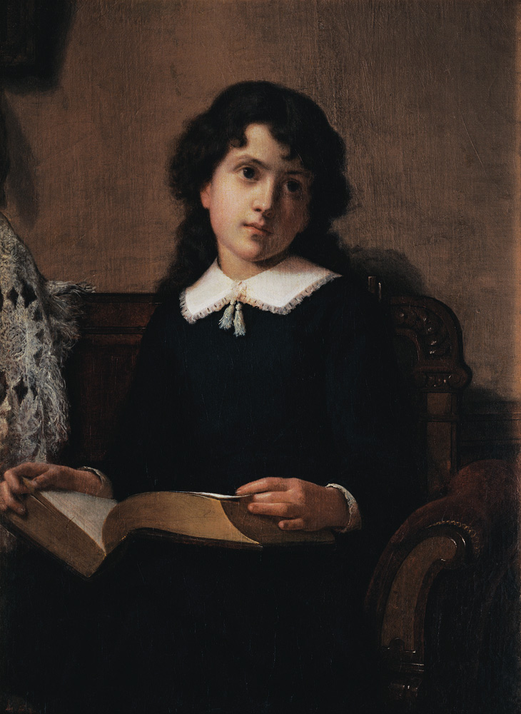 Portrait of a Young Girl von Lemuel Everett Wilmarth