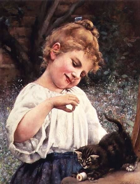 The Playful Kitten von Leo Malempre