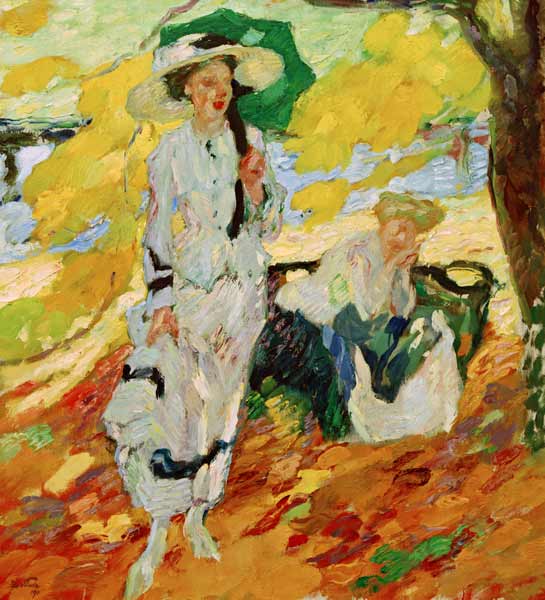 Herbstsonne, 1910. von Leo Putz