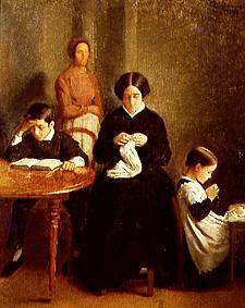 Die Familie des Künstlers. von Léon Bonnat