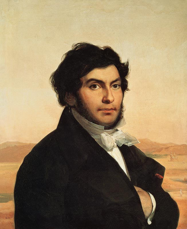 Portrait of Jean-Francois Champollion (1790-1832) von Leon Cogniet