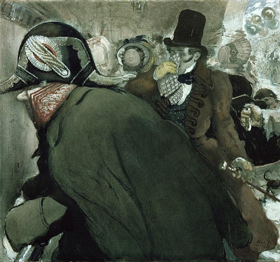 Illustration for ''The Nose'' Nikolai Gogol (1809-52) 1904 von Leon Nikolajewitsch Bakst
