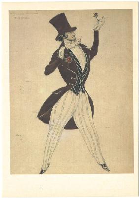 Kostümentwurf zum Ballett Carnaval von R. Schumann 1910