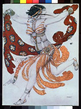Kostümentwurf zum Ballett Kleopatra von A. Arenski 1909