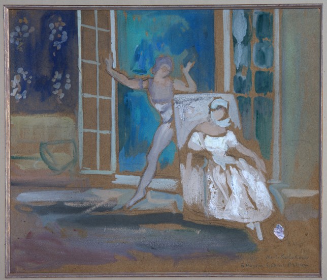 Nijinsky und Karsawina im Ballett Le Spectre de la Rose von Leon Nikolajewitsch Bakst