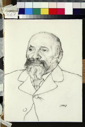 Porträt des Komponisten Mili A. Balakirew (1837-1910) 1907