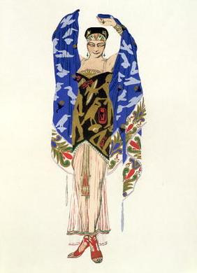 Costume design for a Dancing Girl (colour litho) 1816