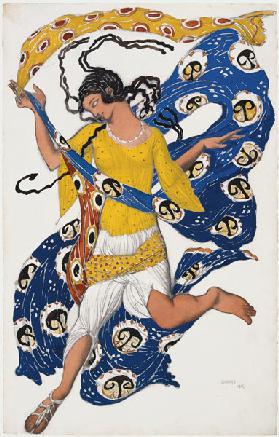 Schmetterling. Kostümentwurf für Ballettänzerin Anna Pawlowa 1913