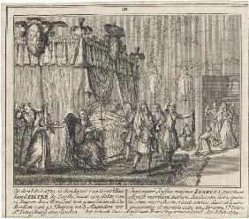 Der Tod Peters des Großen am 8. Februar 1725 1727