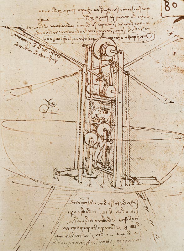 Flugmaschine von Leonardo da Vinci