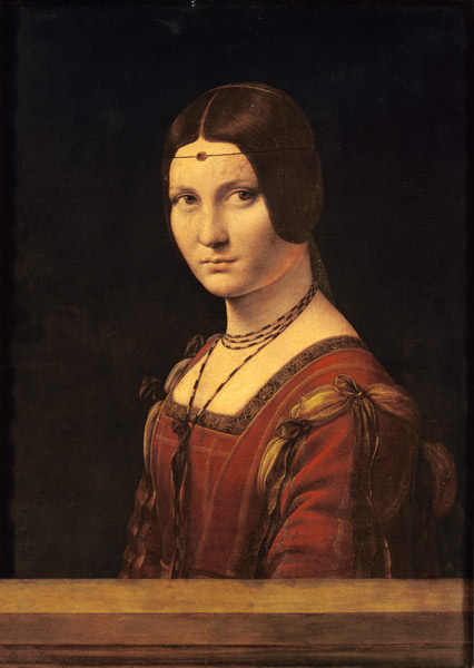 Bildnis einer jungen Frau von Leonardo da Vinci