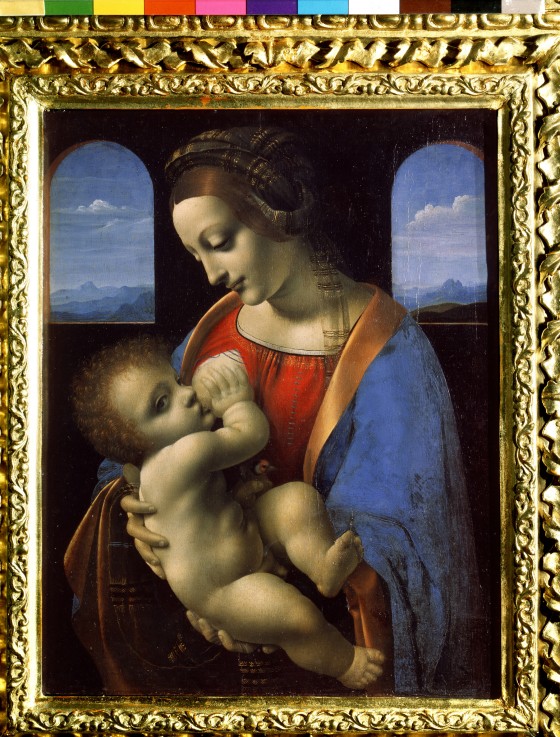 Madonna und Kind (Madonna Litta) von Leonardo da Vinci